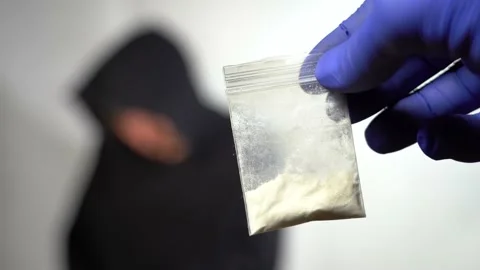 The concept of combating drug trafficking. Stock Footage 156838537