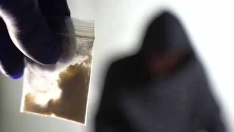 The concept of combating drug trafficking. Stock Footage 156838568