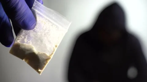 The concept of combating drug trafficking. Stock Footage 166105781