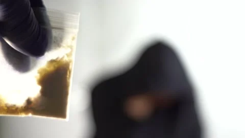 The concept of combating drug trafficking. 스톡 동영상 166106071
