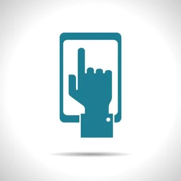 Concept of communication in the network Stock Illustration