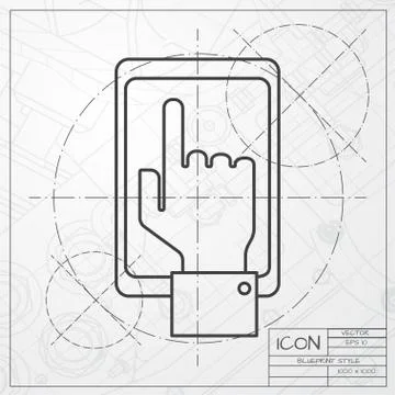 Concept of communication in the network Illustrazione stock