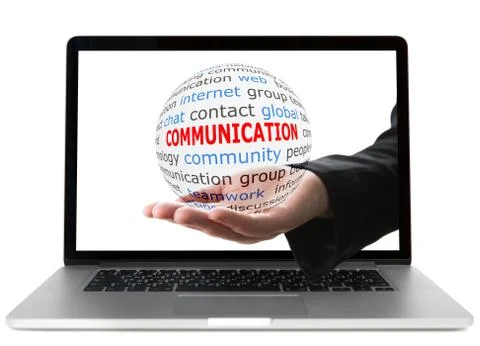 Concept of communication Stock Photos