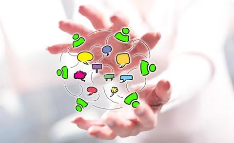 Concept of communication Stock-Fotos