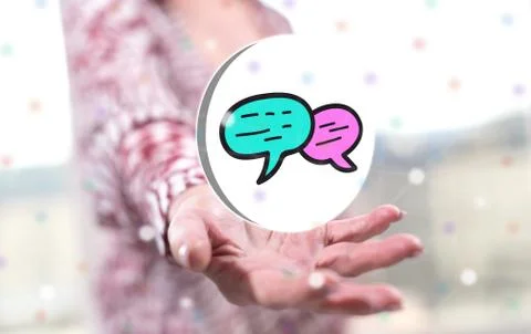 Concept of communication Stock-Fotos