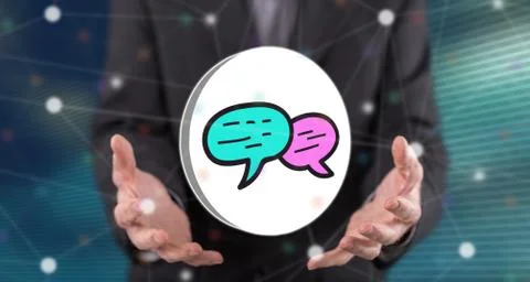 Concept of communication Stock-Fotos