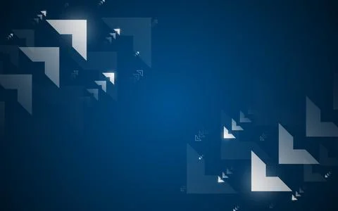 The concept of communication technology of light arrows and speed lights, c.. Stock Illustration