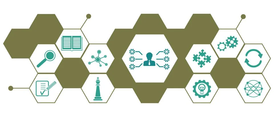 Concept of competence Stock Illustration