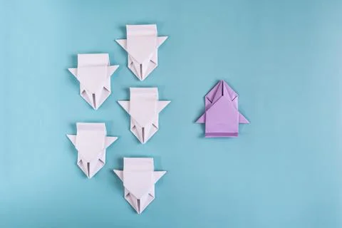 The concept of competition and differences. Stock Photos