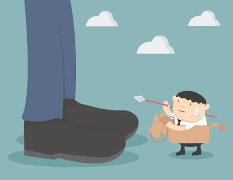 Concept of competitive advantage Stock Illustration