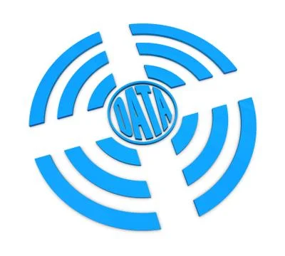 Concept of computer data Stock Illustration