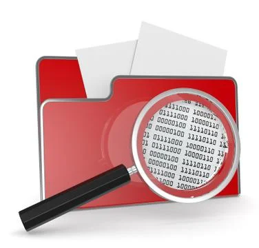 Concept of computer data search Stock-Illustration
