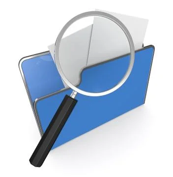 Concept of computer data search Stock-Illustration