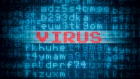 Concept of computer malware Stock-Illustration