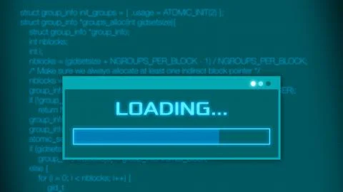 Concept of computer programming or hacking Stock Illustration