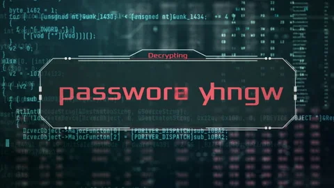 Concept of computer security Stock Footage 218759911