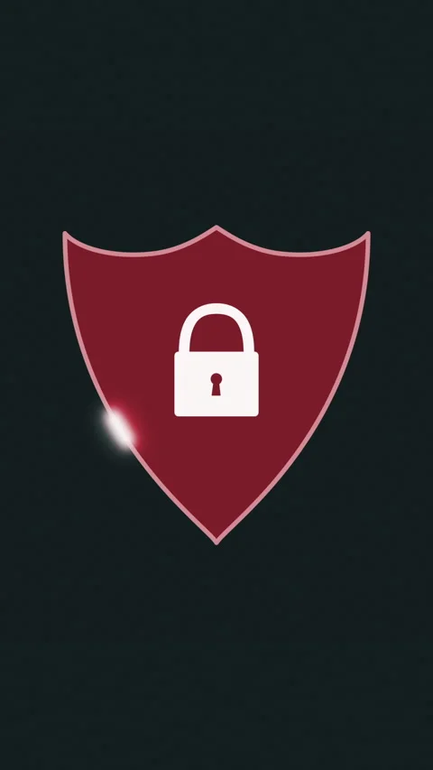 Concept of computer security Stock Footage 329493078