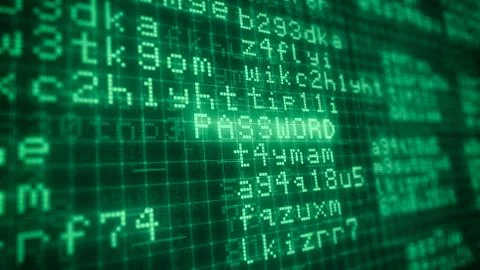 Concept of computer security Stock-Illustration