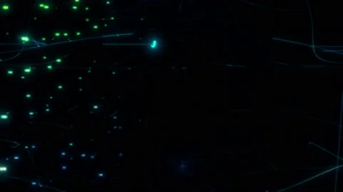 Concept of computer technology of internet of things IOT and big data exchange Stock Footage 130835374