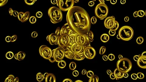 Concept concentration of time and events. Stock Footage 117560642