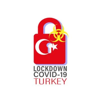 Concept Coronavirus. Turkey map. Vector Corona virus outbreak with Turkey map Illustrazione stock