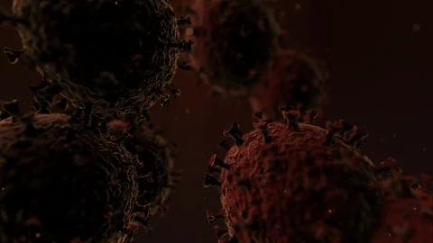 Concept of COVID-19 or 2019-ncov coronavirus. 3D illustration Stock Footage 128459655