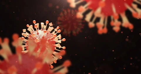 Concept of COVID-19 or SARS-CoV-2 or 2019-ncov coronavirus. Stock Footage 104528542