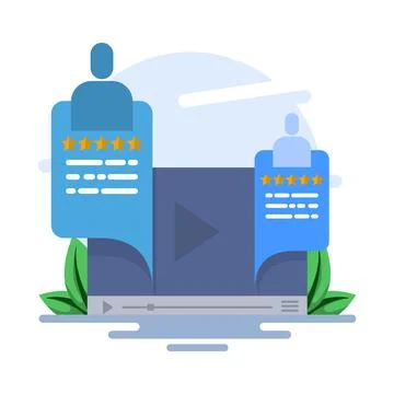 Concept create blog idea vlog make money, income monetize online Stock Illustration
