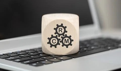 Concept of crm 스톡 사진