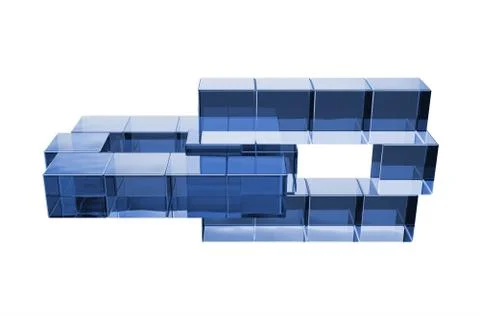 Concept cryptocurrency blockchain data on a dark background Stock Illustration