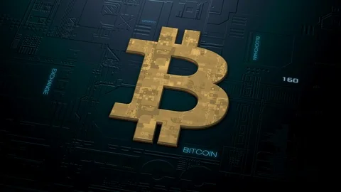 Concept of cryptocurrency Stock Footage 122555442