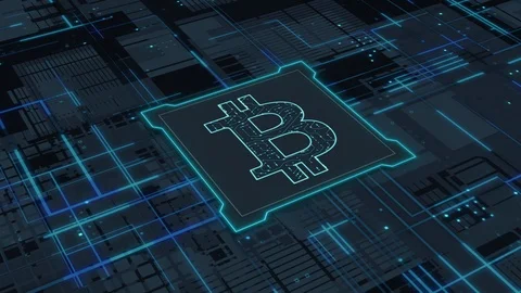 Concept of cryptocurrency Stock Footage 122804965