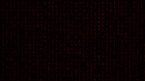 Concept of cryptography encryption and information protection, a monitor screen  Stock Footage 305476341