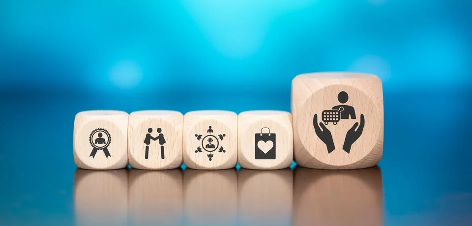 Concept of customer loyalty Stock Photos