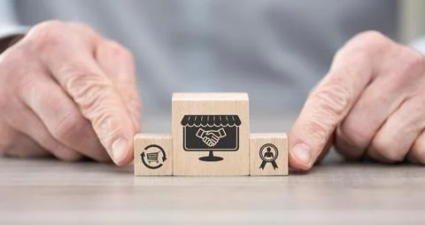 Concept of customer loyalty Stock Photos
