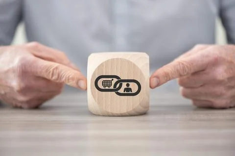 Concept of customer loyalty Stock Photos