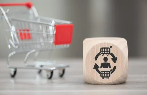 Concept of customer loyalty Stock Photos