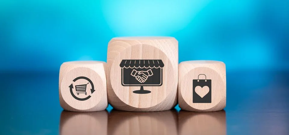 Concept of customer loyalty Stock Photos