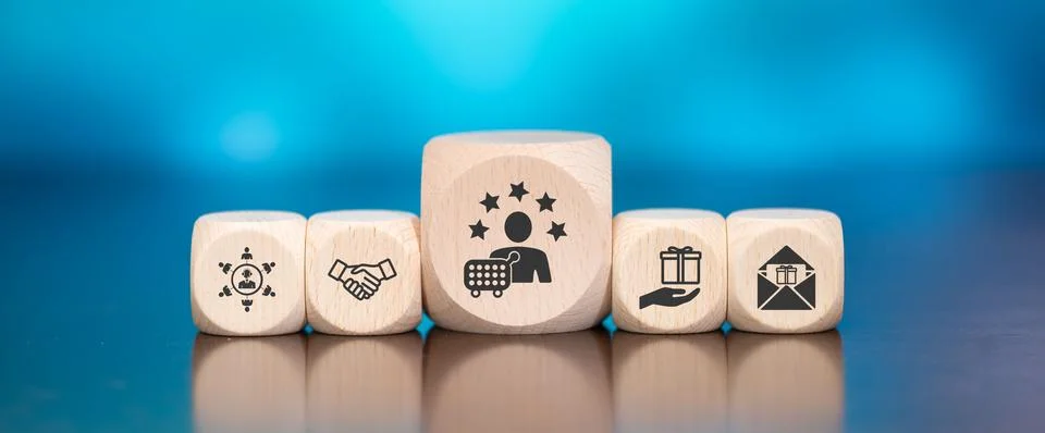 Concept of customer loyalty Stock Photos