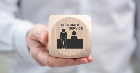 Concept of customer service Foto stock