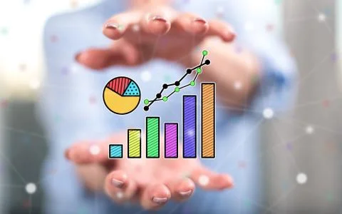 Concept of data analysis Stock-Fotos