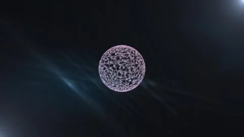 Concept of a data center with binary code on a hologram of the abstract planet イラスト素材