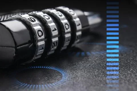 The concept of data protection and security in the Internet. Stock-Fotos