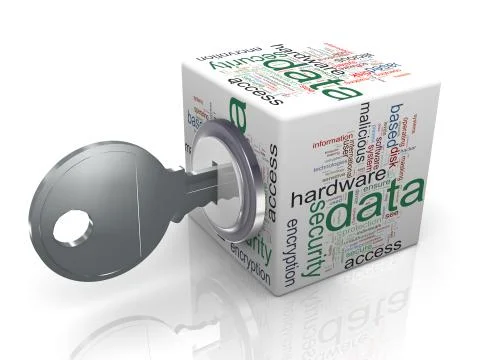 Concept of data protection 스톡 일러스트