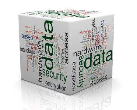 Concept of data protection Stock Illustration