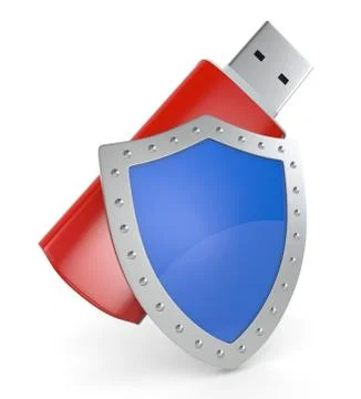 Concept of data protection Illustrazione stock