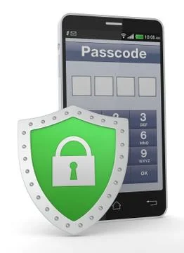 Concept of data protection Stock Illustration