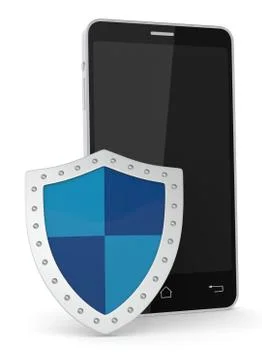 Concept of data protection Stock Illustration