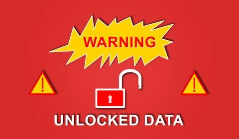 Concept of data security Stock Illustration