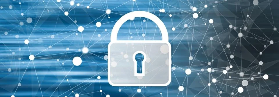 Concept of data security Illustrazione stock